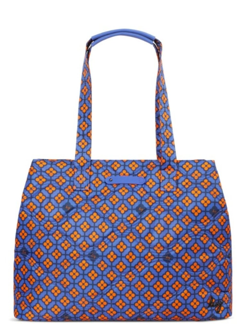 Lug Tempo Tote Bag Very Berry Blue Orange/Blue